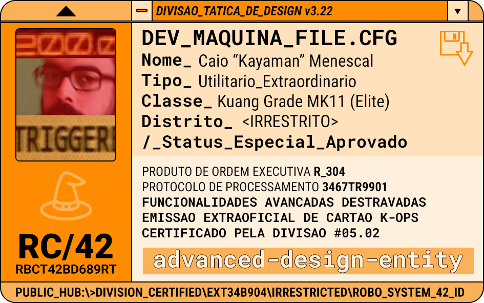 robo-citizen prize card